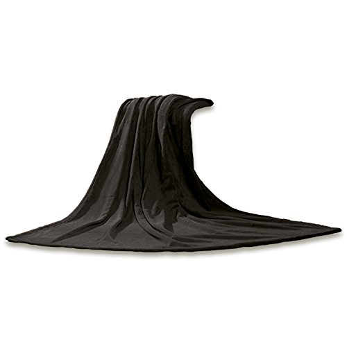 G??zze - Cosy Living Room Blanket/Throw, Memphis, Heavy Fabric Weight 300 g/m??, 150 x 200 cm - Black