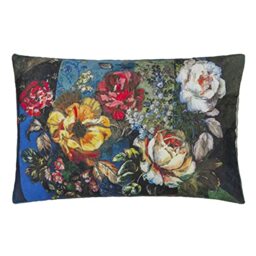 Printed Cotton Satin Pillowcase, Minakari Cobalt, 50 x 75 cm, Designers Guild