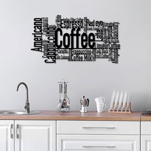 Stylish Black Decorative Metal Wall Accessory, 86 x 47 cm, 100% Metal, 1.5 mm Thickness, Lightweight 1.62 kg, Perfect for Modern Home Decor