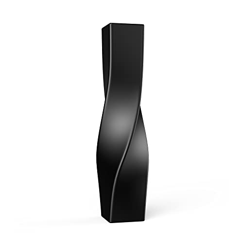 "Tall Vase On Floor, 16.34"" Twisted Geometric Flower Vase for Home, Living Room, Flower Centerpieces, Shelf, Table, Decor, Creative Unique Decorative Vases"