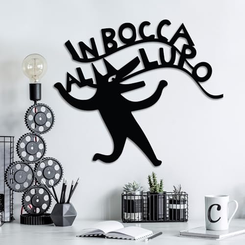 Hanah Home Stylish Black Decorative Metal Wall Accessory, 56 x 49 cm, 100% Metal, 1.5 mm Thickness, Lightweight and Durable, Perfect for Modern Decor