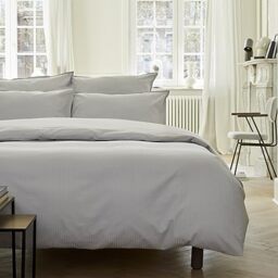 ESSIX Duvet Cover, Cotton Satin, Silver, 240x220 cm
