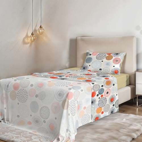 Fantasy bed sheet set in printed microfiber