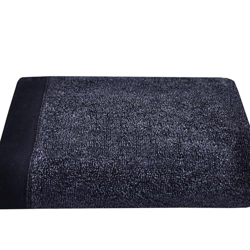 Drift Home - Navy Blue Bath Sheet (90 x 150cm) - Soft & Absorbent 600GSM Premium Towel - Sustainable Cotton (BCI) - Recycled Bottles - Bathroom/Gym/Guest Use