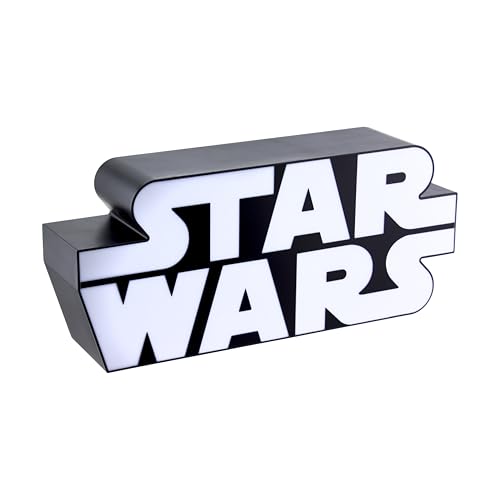 Paladone Star Wars Iconic Logo Light - Officially Licensed Merchandise and Memorabilia, Gifts for Boys and Men, Room Accessories, Desk Lamp