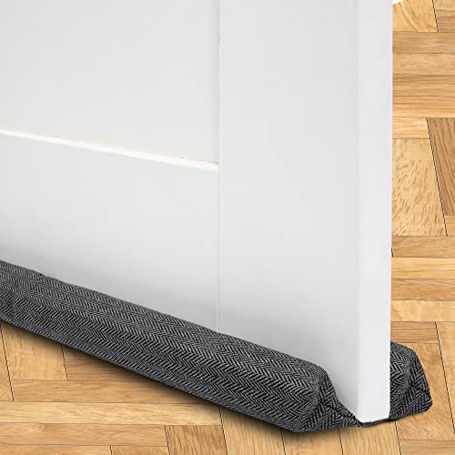 Tanness Door Draft Excluder - Double-Sided Draught Excluder for Doors - Door Draft Stopper - Draught Excluder Cushion