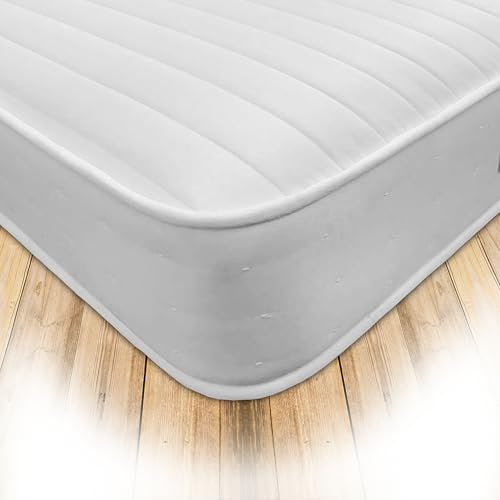 "Starlight Beds Hypoallergenic and Dust Mite Resistant Hybrid 1"" Memory Foam Open Coil Sprung Mattress 9 Layer Construction 9 Inch Deep, 2ft6 Small Single Mattress 75cm x 190cm"