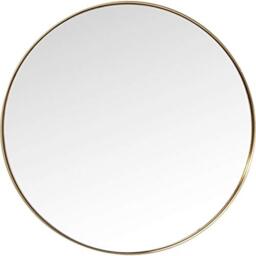Kare Design Mirror Curve, Gold, 100cm diameter, Wall mirror, Round, Wall decor, Glass, Modern, Home design, Interior, Decoration, Home trend, Gift, Table decor, Living room