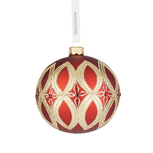 Waterford Holiday Heirlooms Infinity Red Bauble