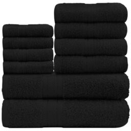 GC GAVENO CAVAILIA Soft 100% Cotton 10 Piece Towel Bale Set, Aqua
