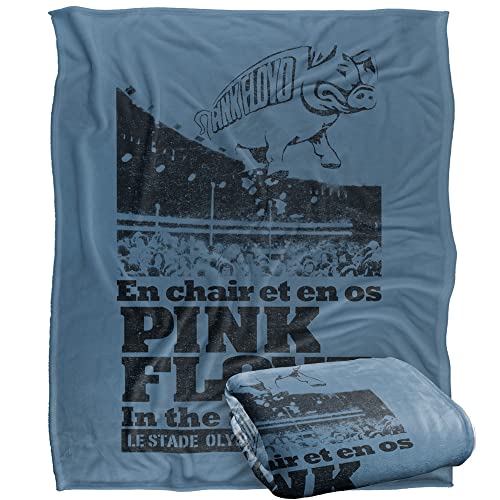 Pink Floyd In The Flesh Silky Touch Super Soft Throw Blanket 152 X 127 Cm