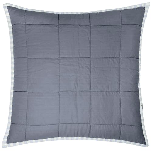 Yard Hebden Stripe Polyester Filled Cushion (Denim Blue, 55 x 55 cm)
