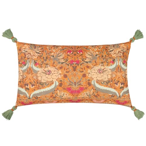 furn. Wylder Nature Charais Floral Tasseled Cushion Cover