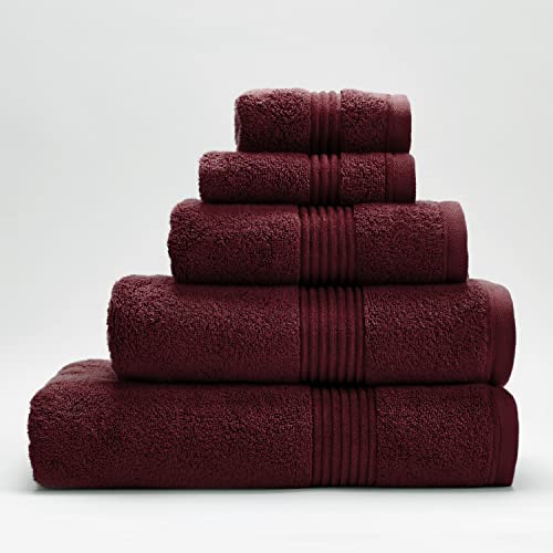 Catherine Lansfield Hometextiles, Bath, So Soft Bordeaux Towel 30 x 30 cm