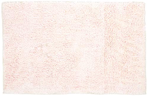 Bath mat 45x70cm of cotton pastel pink