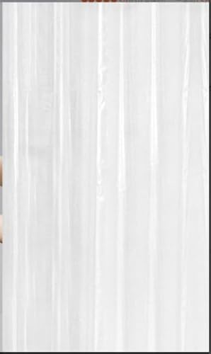 OTraki Transparent Shower Curtain, 183 x 183 cm, with 3 Magnets + 12 Hooks, PEVA Material Shower Curtains, Bath Curtain, Anti-Mould, Waterproof for Bathroom, Thickness 0.175 mm