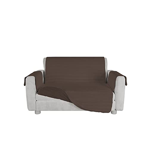 Italian Bed Linen MB HOME ??? Cozy??? Non-Slip Sofa Cover, Brown, 2 Places