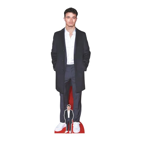 Star Cutouts CS1261 Lando Norris Suit Cardboard Cutout 179cm - Free Standing, Quick Set Up, F1 racing events and fan gifts