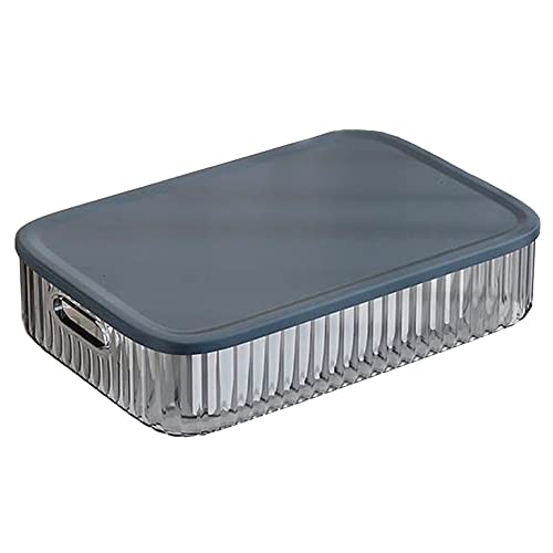JOYBOS, Storage Box with Blue Lid 8L