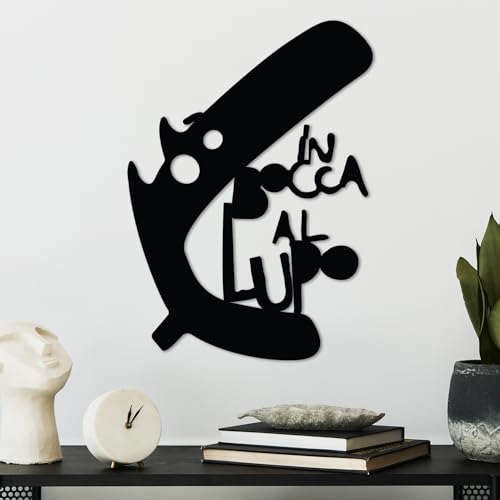 Stylish Black Decorative Metal Wall Accessory, 40 x 56 cm, 100% Metal, 1.5 mm Thickness, Perfect for Modern Home Decor and Unique Touch