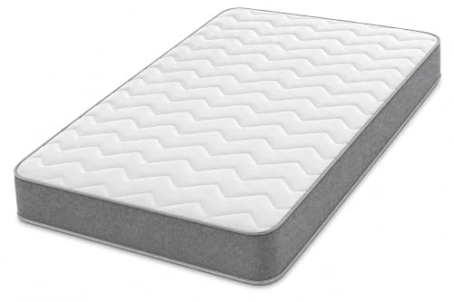 Starlight Beds Grey Chevron European Single Hybrid Mattress