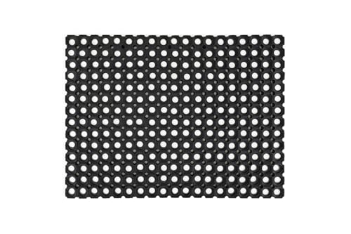 andiamo Doormat Made of Soft Rubber - Doormat House Entrance - Rubber Mat for Outdoor Use - Easy Care, Weatherproof and Can Be Cut to Size - Fall Protection Mats Outdoor - Dirt Trapper Mat 40 x 60 cm