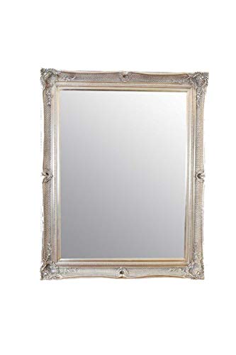 "Mirror MirrorOutlet Quality Ornate White Wood Frames 3"" Large sizes 5 colours frame only or Plast."