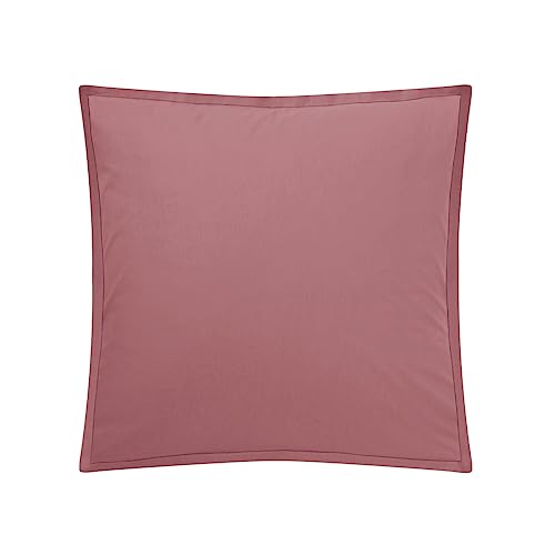 Essix Cotton Pillowcase, Very Soft, Indian Pink, 65 x 65 cm,