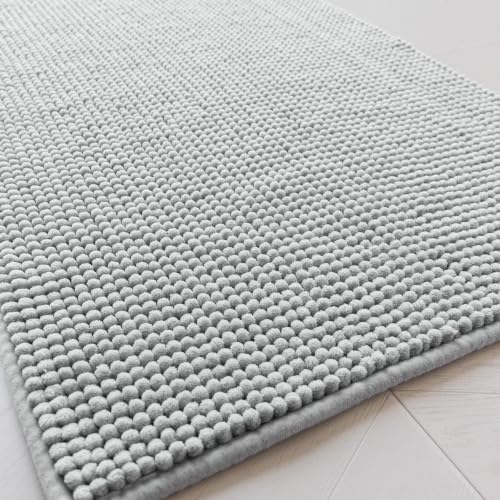 Sonive Non-Slip Microfibre Bath Mat, Non Slip Quick-Drying Bathroom Mat