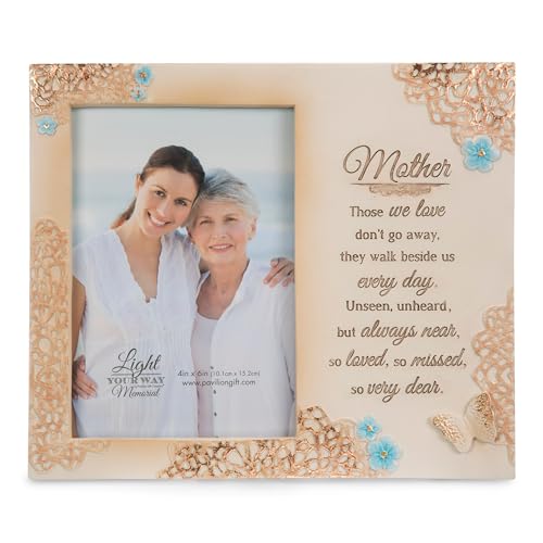 Light Your Way Memorial - Mother Memorial 4x6 Inch Picture Frame