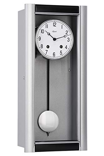 Hermle 30914-742100 Wall Clock Roman Black Diameter 50 mm