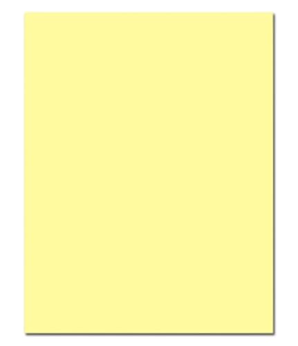 10 x A3 240gsm Colored Card Stock Pack of 10 Sheets (Pastel Yellow)