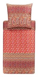 Bassetti Imperia R1 9323475 Bed Linen Set Cotton Mako Satin in Red 2-Piece with Zip Closure 200 x 200 cm / 80 x 80 cm