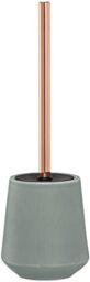 Sealskin Conical Toilet Brush, Porcelain, Green, 12.3 x 39 x 12.3 cm