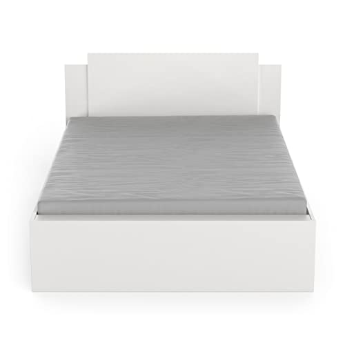 Demeyere Letto Matrimoniale per Adulti, 140 x 190/200 cm, Life, Prodotto in Francia, Garanzia 2 Anni, L 144,5 x P 204,1 x H 87,7 cm