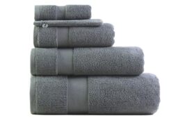 Cosy & Trendy Billyn Cotton Hand Towel 650 GSM - Grey - 50 x 100 cm - Soft, Thick & Ultra Absorbent