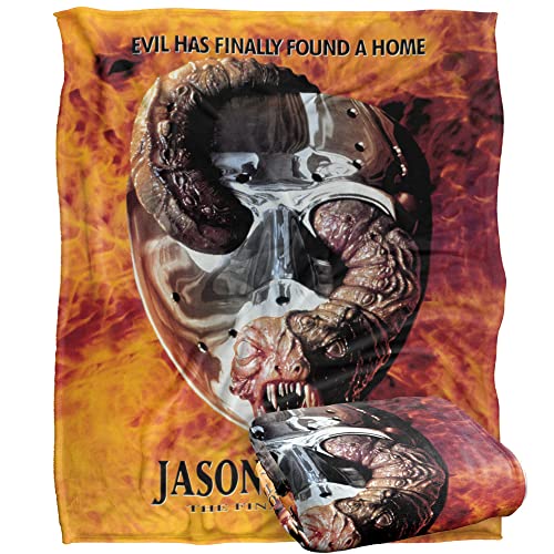 FRIDAY THE 13TH Blanket, 152 x 127 cm Jason Goes to Hell Poster Silky Touch Super Soft Throw Blanket
