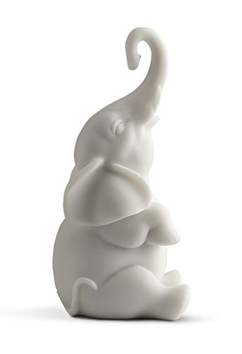 "JFSM INC. 4"" Good Luck Elephant with Raised Trunk Statue"