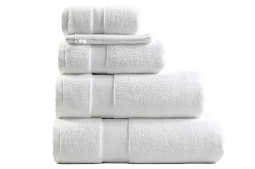 Cosy & Trendy Billyn Cotton Hand Towel 650 GSM - White - 50 x 100 cm - Soft, Thick & Ultra Absorbent