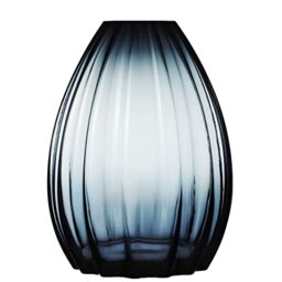 Holmegaard 2Lips Glass Vase, Dark Blue, 45 cm