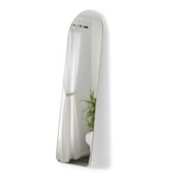 Umbra Hubba Arched 20 x 62” Wall Mirror, Modern Room Decor for Entryways, Washrooms, Living Rooms and More, Brass