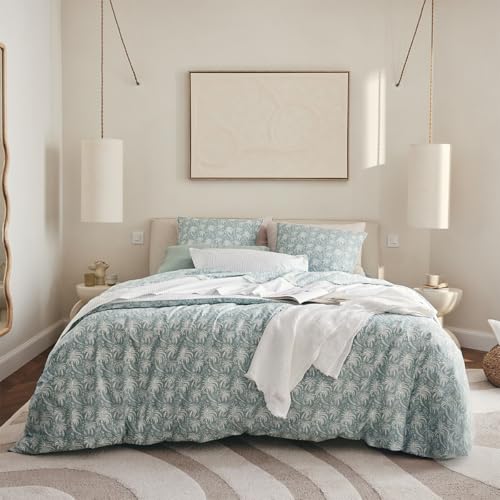 ESSIX Cotton Percale Duvet Cover, 240 x 220 cm, Palma