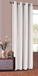 Gardinenbox Curtain Loops Opaque Microsatin Translucent Ruffle Tape Plain Matte Stone H x W 245 x 140 cm