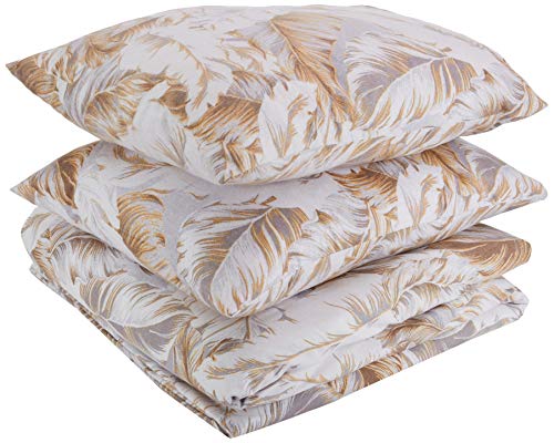 Heckett Lane Rosel Duvet Cover, Pale Gold, 240 x 220 cm
