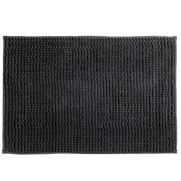 MSV Shaggy Chenille Bath Mat 50 x 80 cm Dark Grey