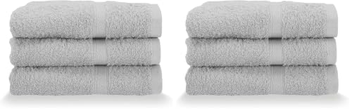 Gabel Guest Towels, Pure Cotton Hydrophilic Sponge, 40 x 60 cm, Grey, Set of 3 (Pack of 2)