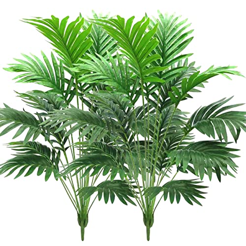 "30"" Artificial Palm Plants Leaves Tropical Greenery Bush Imitation Faux Fake Palm Tree Leaf for Home Kitchen Party Flowers Arrangement Wedding Decorations"