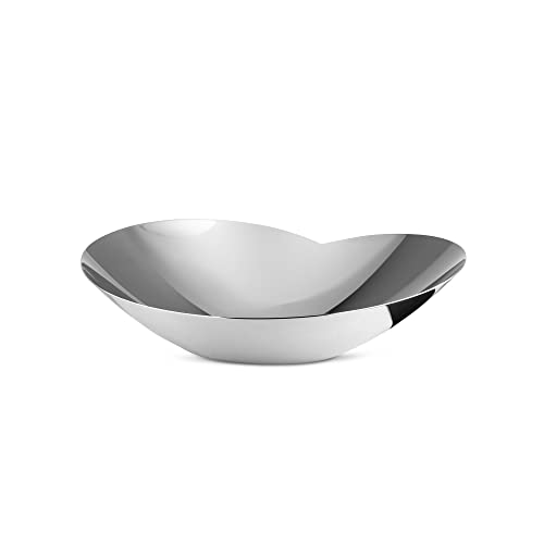 Alessi BMGS01/22 Human collection Salad serving bowl in 18/10 stainless steel mirror polished. ?? 22 cm
