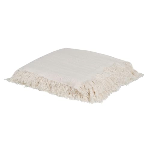BigBuy Home Herringbone Cream Bedspread 280 x 260 cm