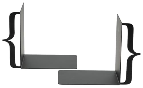 Moses. libri_x Bookend Word Frame Set of 2 - Sturdy Metal Bookends, Modern Design, Decorative Book Holders in Gift Set for Shelf, Desk and Living Room